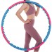 Обруч массажный Хула Хуп SP-Planeta Hula Hoop SUPER WIDE 3002 8 секций розовый-голубой