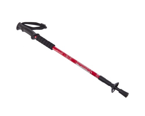 Палка треккинговая для скандинавской ходьбы SP-Sport TY-6135 l-63-135см Красный