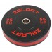 Бамперные диски резиновые Bumper Plates Zelart TA-4790-25 51мм 25кг черный-красный