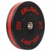 Бамперные диски резиновые Bumper Plates Zelart TA-4790-25 51мм 25кг черный-красный