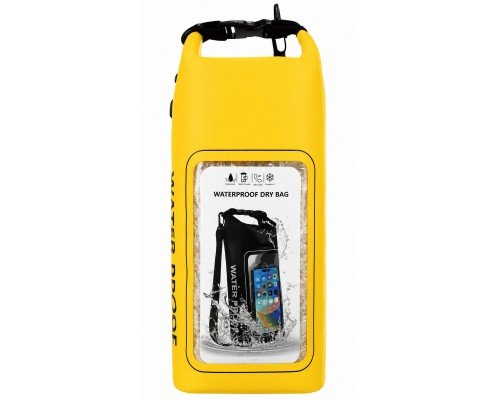 Гермомешок водонепроницаемый с прозрачным окном для телефона SP-Sport Waterproof Bag TY-7479 2л Желтый
