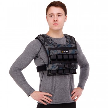 Жилет утяжелитель с регулируемым весом Zelart WEIGTH VEST TA-7817-20 вес-1-20кг камуфляж Жилет утяжелитель с регулируемым весом Zelart WEIGTH VEST TA-7817-20 вес-1-20кг камуфляж
