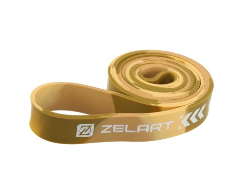 Резина петля для подтягиваний и тренировок лента силовая Zelart POWER BANDS FI-7695-3 хаки-камуфляж