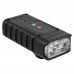 Фара велосипедная передняя с сигналом фонарик с USB зарядкой SP-Sport C-6794 черный