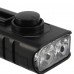Фара велосипедная передняя с сигналом фонарик с USB зарядкой SP-Sport C-6794 черный