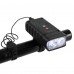 Фара велосипедная передняя с сигналом фонарик с USB зарядкой SP-Sport C-6794 черный