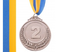 Медаль спортивная с лентой SP-Sport FAME C-3968 золото, серебро, бронза Серебряный Медаль спортивная с лентой SP-Sport FAME C-3968 золото, серебро, бронза Серебряный