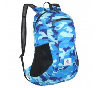 Рюкзак складной портативный WATER RESISTANT PORTABLE 4Monster T-CDB-24 24л Камуфляж синий