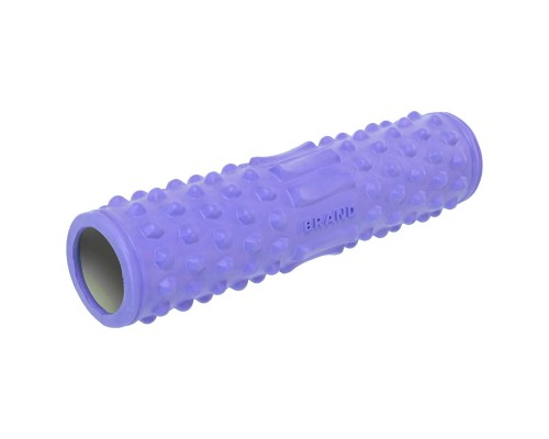 Роллер массажный цилиндр (ролик мфр) 45см Grid Spine Roller SP-Sport FI-9388 Фиолетовый