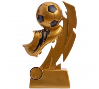 Статуэтка наградная спортивная Бутса с мячом SP-Sport C-1720-A размер 19,5х9,5х4см золото