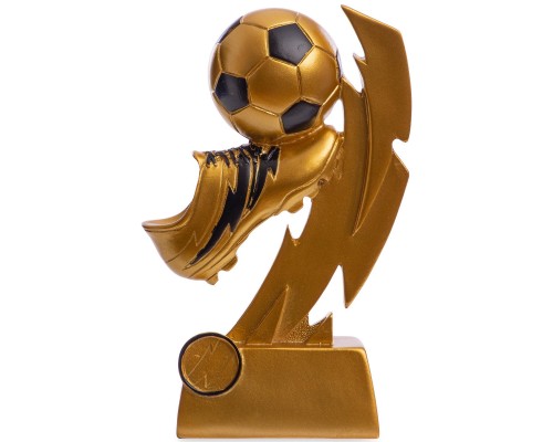 Статуэтка наградная спортивная Бутса с мячом SP-Sport C-1720-A размер 19,5х9,5х4см золото