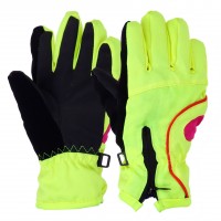 Перчатки горнолыжные теплые детские SP-Sport C-3258 Салатовый на 3-4 года