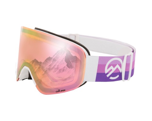 Очки горнолыжные со съемной магнитной линзой SP-Sport BC-5841 белый