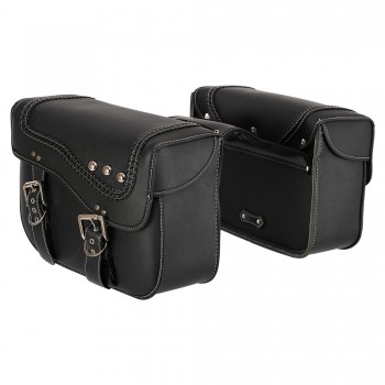 Кофры боковые для мотоцикла из экокожи Chopper SP-Sport HL616 2шт 42x30x15см черный