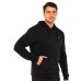 Кофта спортивная на молнии с капюшоном Joma URBAN STREET 104110-100 S-2XL черный Черный