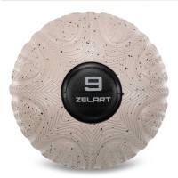 Слэмбол мяч набивной для кроссфита и фитнеса Slam Ball Zelart FI-4905-9 9кг черный