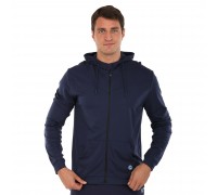Кофта спортивная на молнии с капюшоном Joma INDOOR GYM 102970-345 S-2XL темно-синий Темно-синий