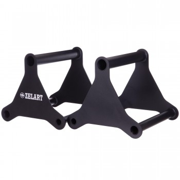Упоры для отжиманий Zelart TA-2276 PUSH-UP BAR 37х33х33см черный Упоры для отжиманий Zelart TA-2276 PUSH-UP BAR 37х33х33см черный