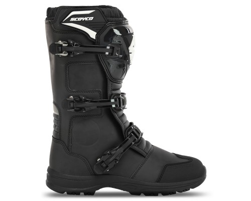 Мотоботы Кроссовые высокие SCOYCO MT086WP размер 39-45 черный Черный