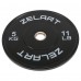Бамперные диски резиновые Bumper Plates Zelart TA-4790-5 51мм 5кг черный-серый