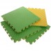 Коврик пазл спортивный SP-Planeta C-3779 4шт Желтый-зеленый