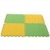 Коврик пазл спортивный SP-Planeta C-3779 4шт Желтый-зеленый