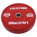 Бамперные диски резиновые Bumper Plates LiveUp LP8332-25 ø50.5мм 25кг красный