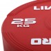 Бамперные диски резиновые Bumper Plates LiveUp LP8332-25 ø50.5мм 25кг красный