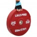 Бамперные диски резиновые Bumper Plates LiveUp LP8332-25 ø50.5мм 25кг красный