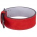 Пояс атлетический кожаный ZELART SB-165159 ширина-10см размер-XS-XXL красный