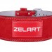 Пояс атлетический кожаный ZELART SB-165159 ширина-10см размер-XS-XXL красный