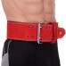 Пояс атлетический кожаный ZELART SB-165159 ширина-10см размер-XS-XXL красный