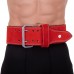 Пояс атлетический кожаный ZELART SB-165159 ширина-10см размер-XS-XXL красный