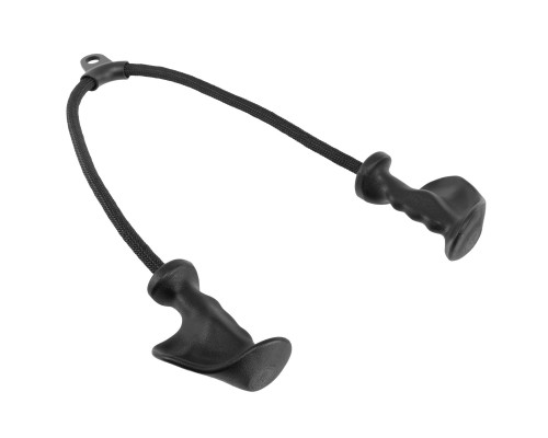 Веревка для тяги на трицепс с двойным хватом HIGHQ SPORT TA-9220 95см черный