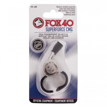 Свисток судейский металлический SUPER FORCE CMG FOX40-9121-1418 серебряный