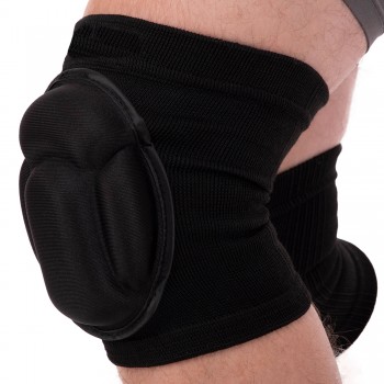 Наколенники спортивные Zelart BC-1672 S-L 2шт Черный