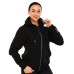 Кофта спортивная женская на молнии с капюшоном Joma URBAN STREET 902423-100 S-L черный Черный