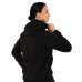 Кофта спортивная женская на молнии с капюшоном Joma URBAN STREET 902423-100 S-L черный Черный