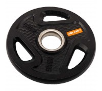 Блины диски композитные с тройным хватом и металлической втулкой Zelart TA-4791-2_5 51мм 2,5кг черный