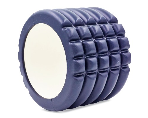 Роллер массажный цилиндр (ролик мфр) 10см Grid Roller Mini Zelart FI-5716 Черный