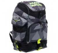 Рюкзак спортивный MadWave M1129010 MAD TEAM 42л Серый-салатовый
