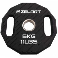 Блины диски TPU 2 Handle металлическая втулка Zelart TA-6996-5 ø51мм 5кг черный