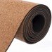 Коврик для йоги Пробковый каучуковый двухслойный Yoga mat Record FI-7156-10 183x61мx0.4cм коричневый