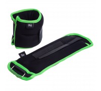 Утяжелители-манжеты для рук и ног SP-Sport FI-1302-4 2x2кг Черный-салатовый