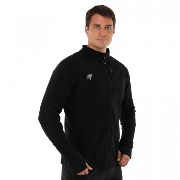 Кофта спортивная на молнии флисовая Joma EXPLORER 104229-100 размер S-2XL черный Черный Кофта спортивная на молнии флисовая Joma EXPLORER 104229-100 размер S-2XL черный Черный