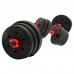 Гантели трансформер превращаются в штангу 3в1 SP-Sport TA-9455-20 20кг черный-красный Гантели трансформер превращаются в штангу 3в1 SP-Sport TA-9455-20 20кг черный-красный