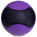 Мяч медицинский медбол Zelart Medicine Ball FI-5121-5 5кг фиолетовый-черный