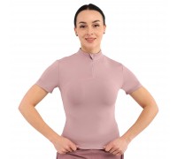 Футболка компрессионная на молнии женская SP-Sport JYWD018 S-XL Лиловый