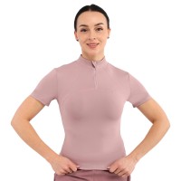 Футболка компрессионная на молнии женская SP-Sport JYWD018 S-XL Лиловый