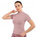 Футболка компрессионная на молнии женская SP-Sport JYWD018 S-XL Лиловый